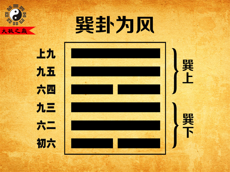 第57卦?巽卦大象傳詳解-巽卦為風（巽下巽上）